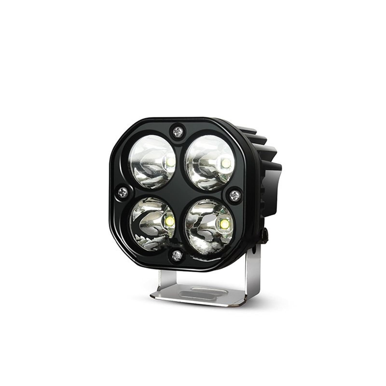 Fari Per Moto Faretti A LED 3" E 40W Luci Di Marcia Fari Quadrati Stagni Fendinebbia Bianchi/gialli Per Auto Moto Per SUV Per ATV Camion Faro Anteriore Moto(40w white 1pcs)