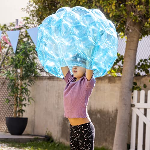 Riesiger aufblasbarer Bumper-Bubble-Ball Bumpoy InnovaGoods 2 Stück, Blau und Orange