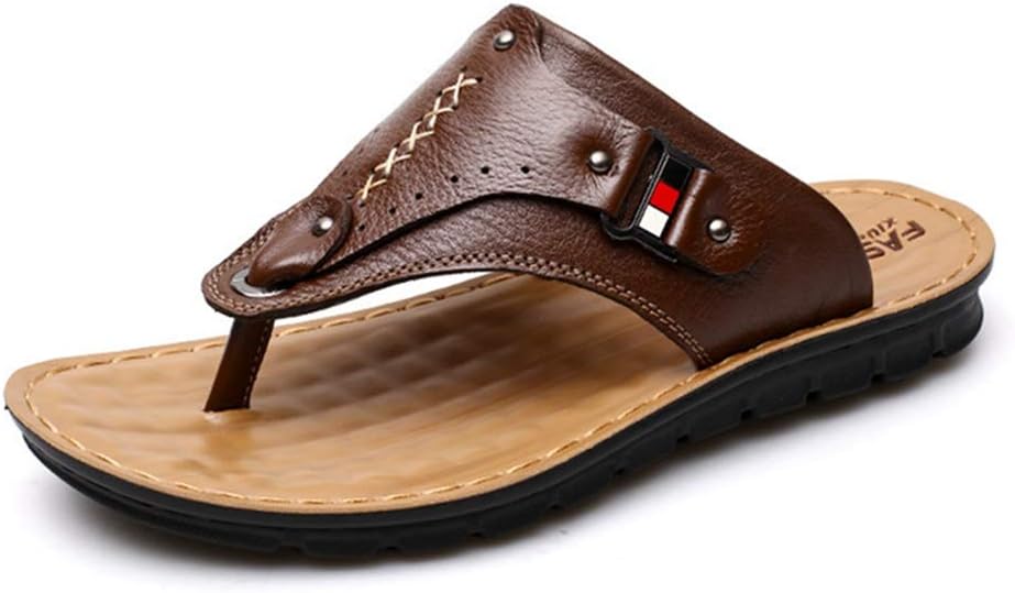 [シュウカ] ビーチサンダル トング スリッパ おしゃれビーサン メンズ ユニセックス 島ぞうり 室内履き アウトドア ブラウン フ