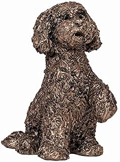 Frith Sculpture Cockapoo Begging Dog Cold Cast Bronze Miniature Ornament - Bella