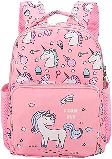 Backpack for Girls,Unicorn School Bag,BETOY Cute Unicorn Toddler Backpack Lightweight Little Kids Backpack School Bag with Chest Strap
