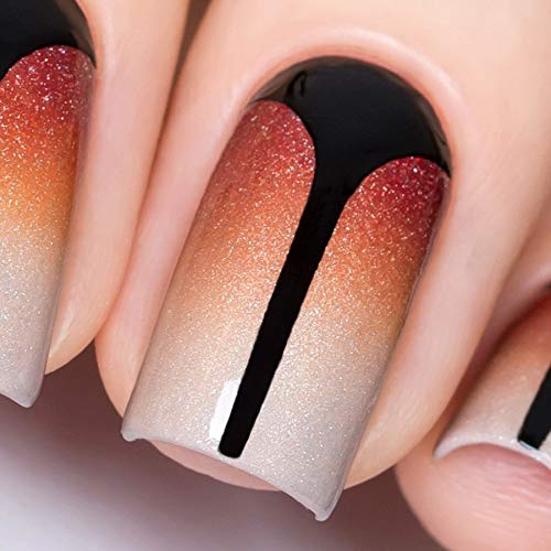 Whats Up Nails - Stiletto Tape Vinyl Stencils for Nail Art Design (1 Sheet, 20 Stencils)