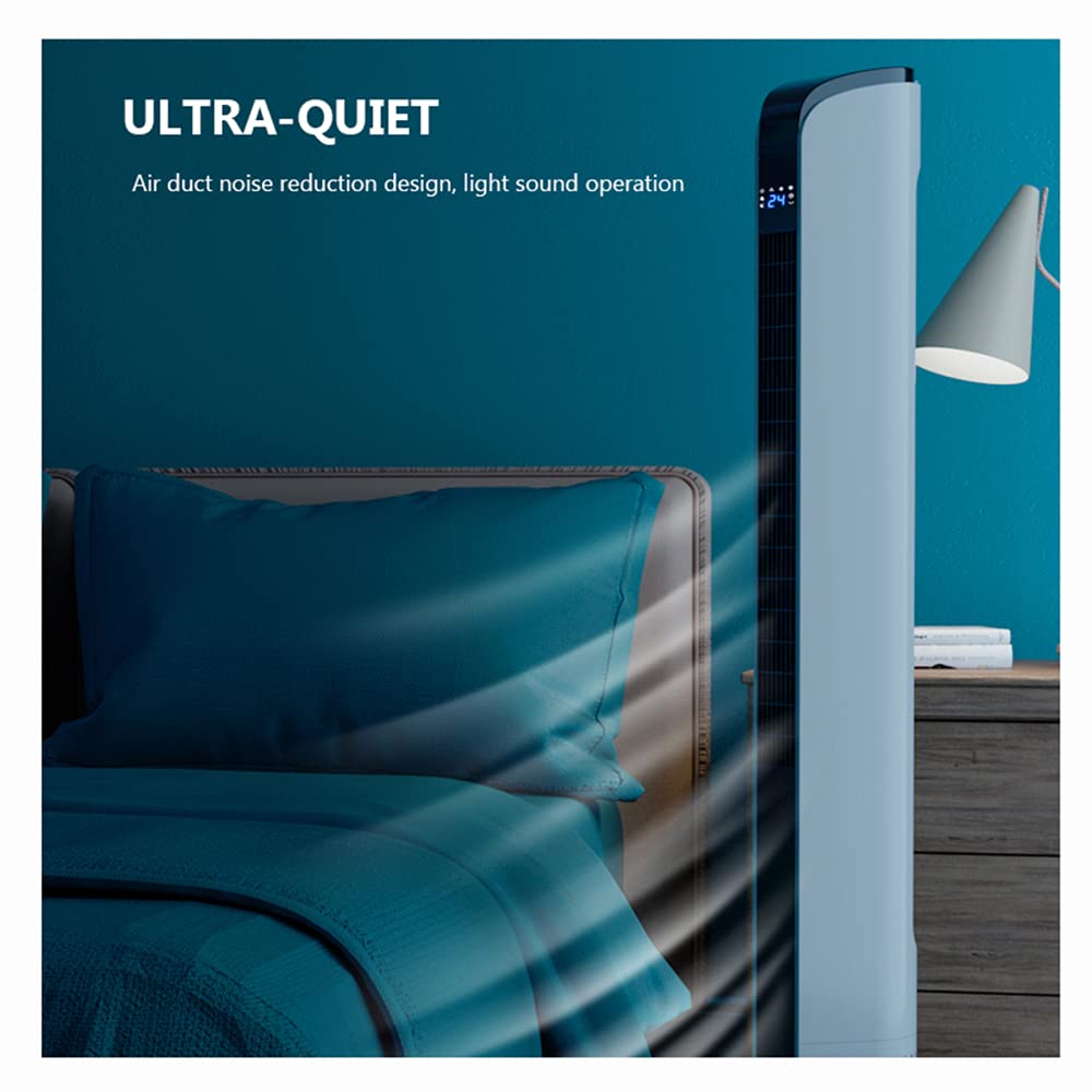 ZXCVB Ventilador De Torre Oscilante,110cm, Oscilación De 90° 40W, 3 Velocidades, 3 Modos Ventilador Columna Con Mando A Distancia,Ventilador Super Silencioso,90cm