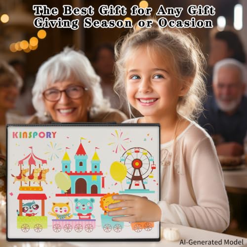 Image of KINSPORY Art Set for Kids, 290 Pack Double-Side Easel Drawing Kits - Black | Creative Gift, art & crafts supplies,Coloring, oil pastel, crayon, colored pencil, watercolour pen, Beginner Artists Girl Boy