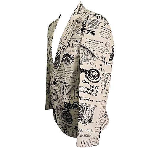 HBDesign Men 1 Piece 1 Button Fashion Printed Suit Jackets3