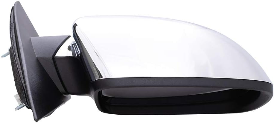 Replacement Passengers Power Side View Mirror Heated with Chrome Cover Compatible with 2011-2014 200 Sedan 68081540AD : Automotive