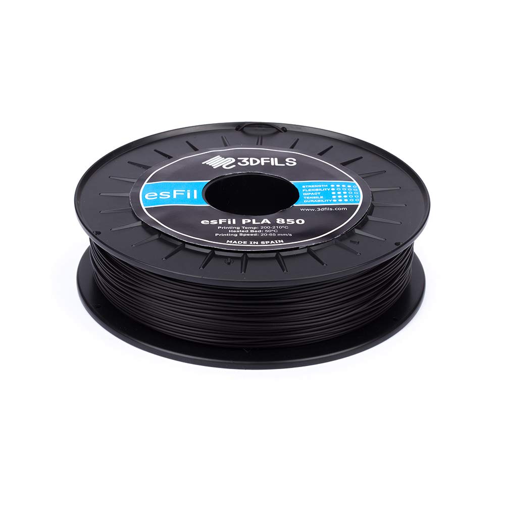 3DFILS - Filament PLA do druku 3D esFil PLA INGEO 3D850: 1,75 mm, 1 kg, czarny