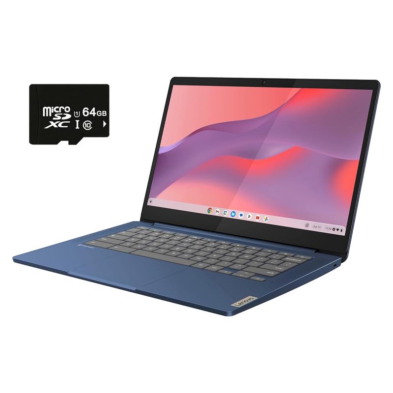 Lenovo 2023 Ideapad Slim 3, 14" (1920 x 1080) FHD Touchscreen Chromebook Slim Thin Laptop, 8-Core MediaTek Kompanio 520, 4GB RAM, 64GB eMMC, WiFi 6, Chrome OS, Abyss Blue, EAT... - Image 2