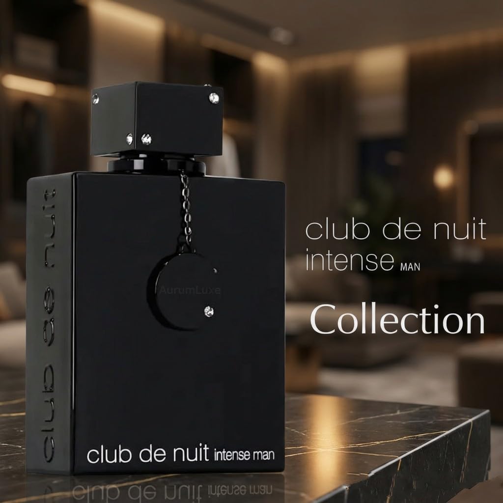 AURUMLUXE Club de Nuit, Perfumes Arabes Hombre, Perfumes Hombre, Regalos Originales para Hombre, Colonia Hombre, Perfume Arabes Originales, Eau de Parfum 105 ml Club de Nuit Intense Man