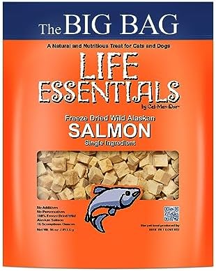 LIFE ESSENTIALS by Cat-Man-Doo - Salmon - 16 oz Bag - Freeze Drie...