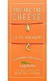 Lucky Feather Friend Necklaces for Women and Teenagers - 14K Gold Dipped on 16' Chord - Ideal Friend Gifts (Mac & Cheese)