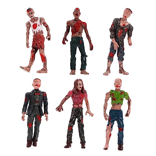 Vaguelly 6 Piezas Juguete de la muñeca del Zombi Víspera de Todos Figuras Zombi detallado Estatua Zombi Figuras de Zombis Juguetes de Broma Accesorios horribles el plastico Vaguelly 6 Piezas Juguete de la muñeca del Zombi Víspera de Todos Figuras Zombi detallado Estatua Zombi Figuras de Zombis Juguetes de Broma Accesorios horribles el plastico