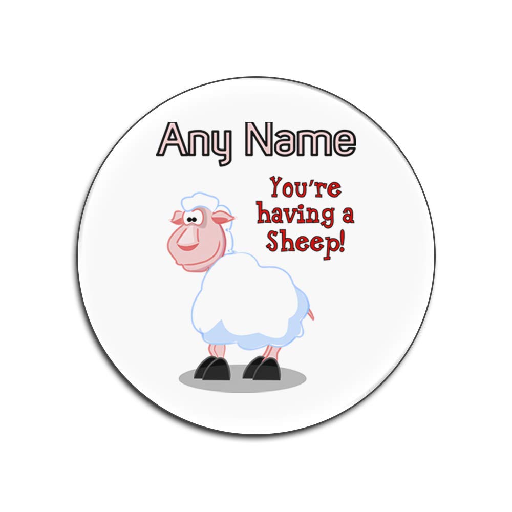 Dessous-de-verre You are Having a Sheep pour apéritifs conviviaux blancs ronds