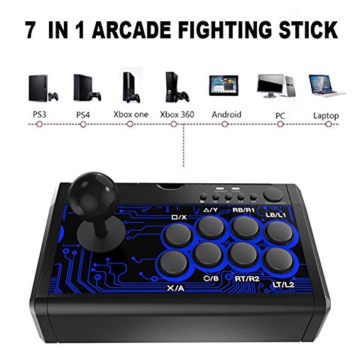 Controle Arcade Dobe P/ Ps3 Ps4 Xone X360 Switch Pc Android