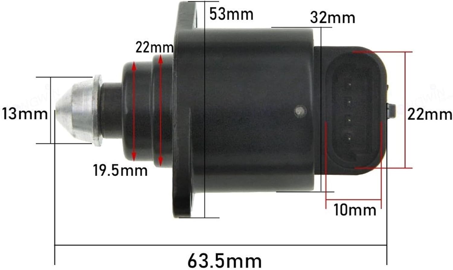 93744875 IAC Idle Air Control Valve 9374 4875 / C2177 / 93744675/17059603 1Pcs