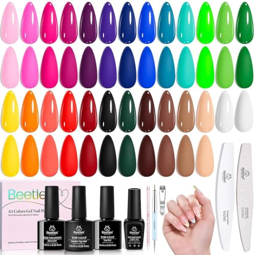 Image of Beetles Fall Gel Polish Set, Color Rhythm Colleciton, 25 Colors Polish