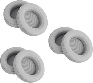 PartyKindom Estojo Esponja Para Fones De Ouvido Com 3 Pares De Fones De Ouvido Fones De Ouvido Musicais Fones De Ouvido Fones De Ouvido Over-Ear Fones De Ouvido Substituição Fones De Ouvido