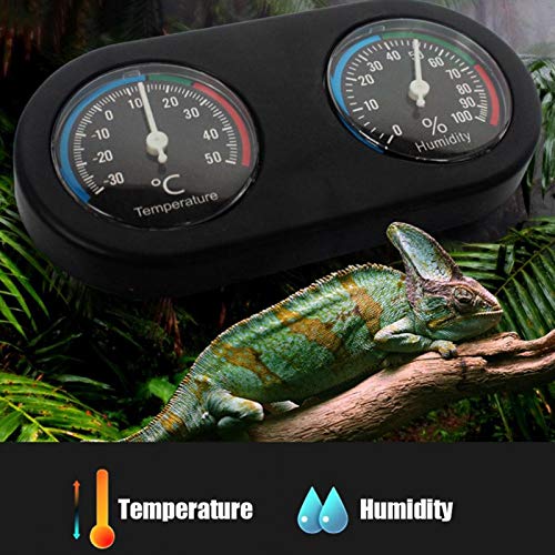 Hygrothermograph, Temperature Humidity Meter Round Shape Hygrometer Thermometer Reptile Mini for Hydrometer Humidity… - Image 4