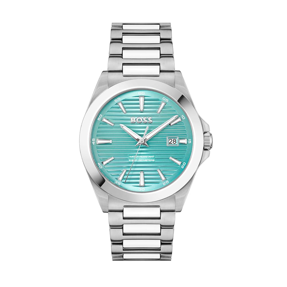BOSS 1514171 Men's Strike (41mm) Light Blue Dial / Stainless Watch