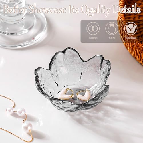 Image of Gifts For Women Trinket Dish Unique Birthday New Home Gifts For Women Her Jewellery Tray Cute Room Decor Aesthetic Bedroom Accessories Ring Dish Holders Small Friendship Christmas House Warming Gifts