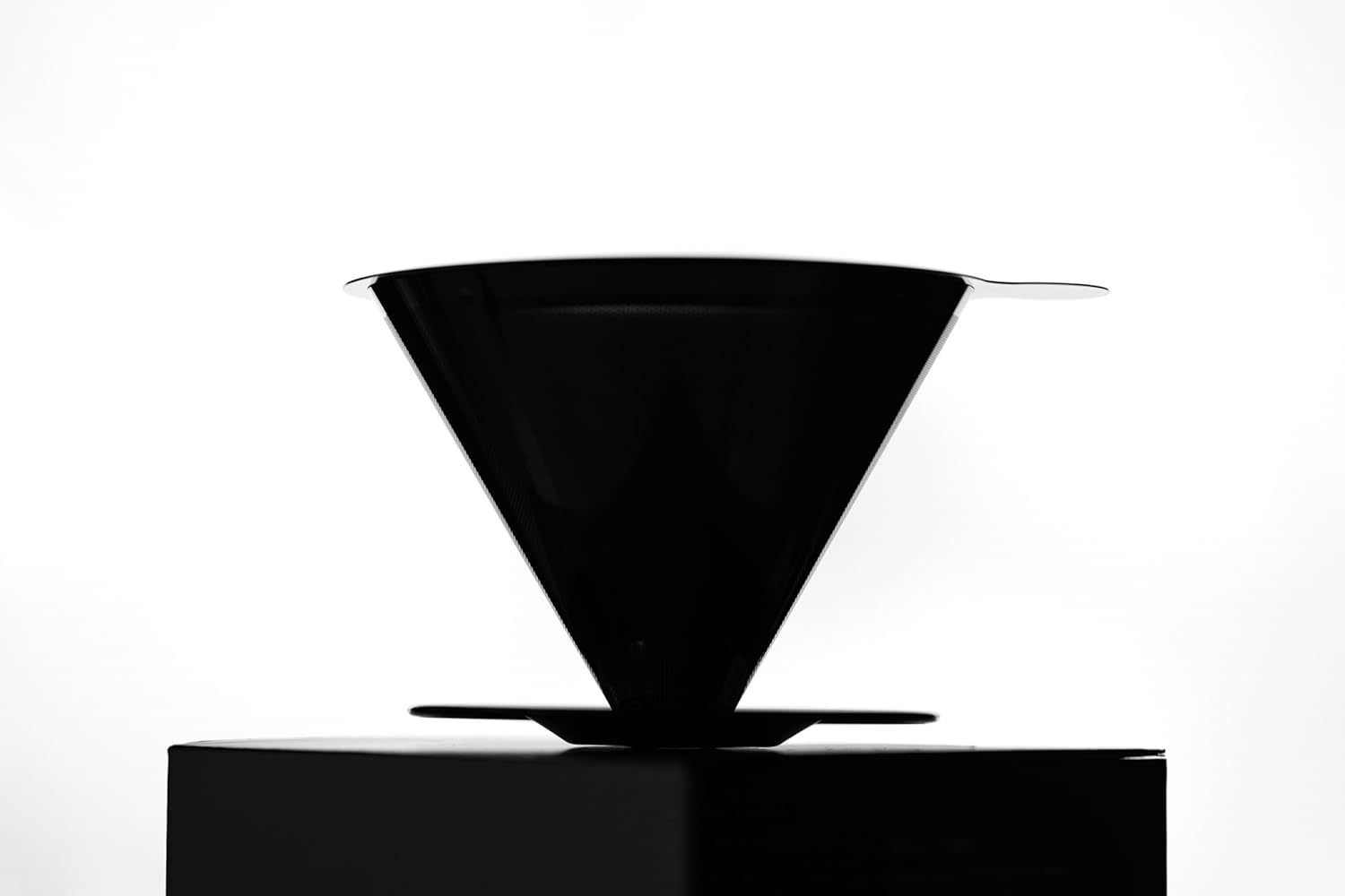 ATHIA Golden Dripper Reusable Stainless Steel Coffee Filter Paperless Cone Filter for Drip Coffee Makers Eco-Friendly Easy Clean Compatible with Most Coffee Makers (Rose Golden, Standard)