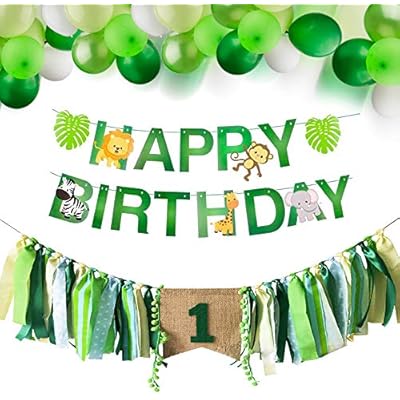 Cheap Xunlong Baby 1st Birthday Decorations One Highchair