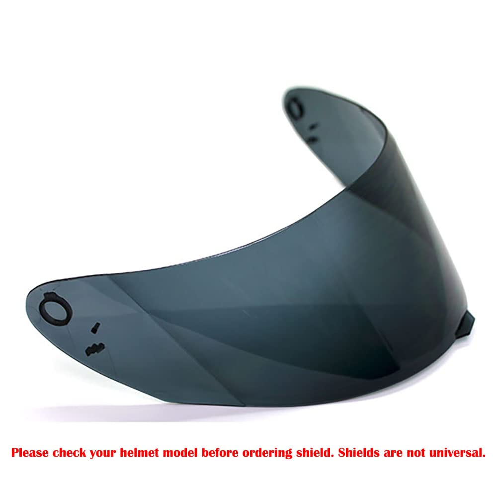1Storm Motorcycle Modular Flip up Full Face Helmet Shield: Model HB89 Smoked Visor
