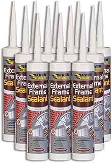 12X Everbuild White External & Internal Acrylic Frame Sealant - 310ml