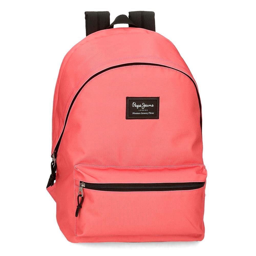 Pepe Jeans Aris Mochila para Portátil Doble Compartimento 15,6" Rojo 31x44x15 cms Poliéster 20,46L