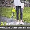 SnapFresh Cordless Leaf Blower - 20V Electric Leaf Blower 130 MPH / 140 CFM - Lightweight 2-Speed Leaf Blowers for Lawn Care and Yard/Garden/Patio (Tool Only-Battery & Charger not Included)