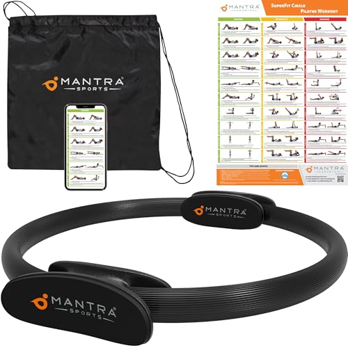 MANTRA SPORTS Pilates Ring Fit Fitness Ring Beckenbodentrainer für Frau & Männer,...