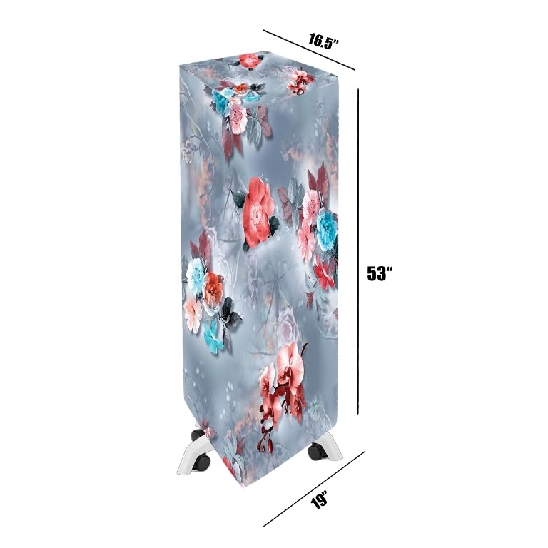 Image of Cooler Cover Compatible for Symphony Diet 3D 55i+ 55-Litres Air Cooler Waterproof, Dustproof, Size (HxWxD) 134.62X41.91X48.26 Cm, Grey.