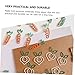 9Pcs Cute Cartoon Paper Clips Adorable Carrot Pea Design for School Office Organization Creative Memo Clips for Document Management and Decorating