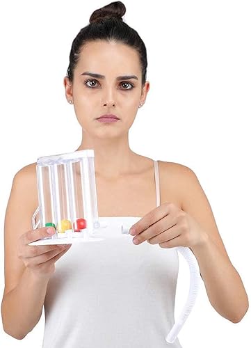 Miniatura 4 de HealthAndYogaTM - Ejercitador de respiración profunda - Sistema de medición de ejercicio de respiración