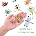 TUPARKA 49 PCS Plastic Insect Figure Toys Assorted,Lifelike Insects Model Gag Toys for Children Favors School Educational, Party Bag Fillers