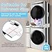 Kiss Core Washer Dryer Stacking Kit, Universal Washer Dryer Stacking Kit with Pull-Out Sliding Plate, Adjustable 29