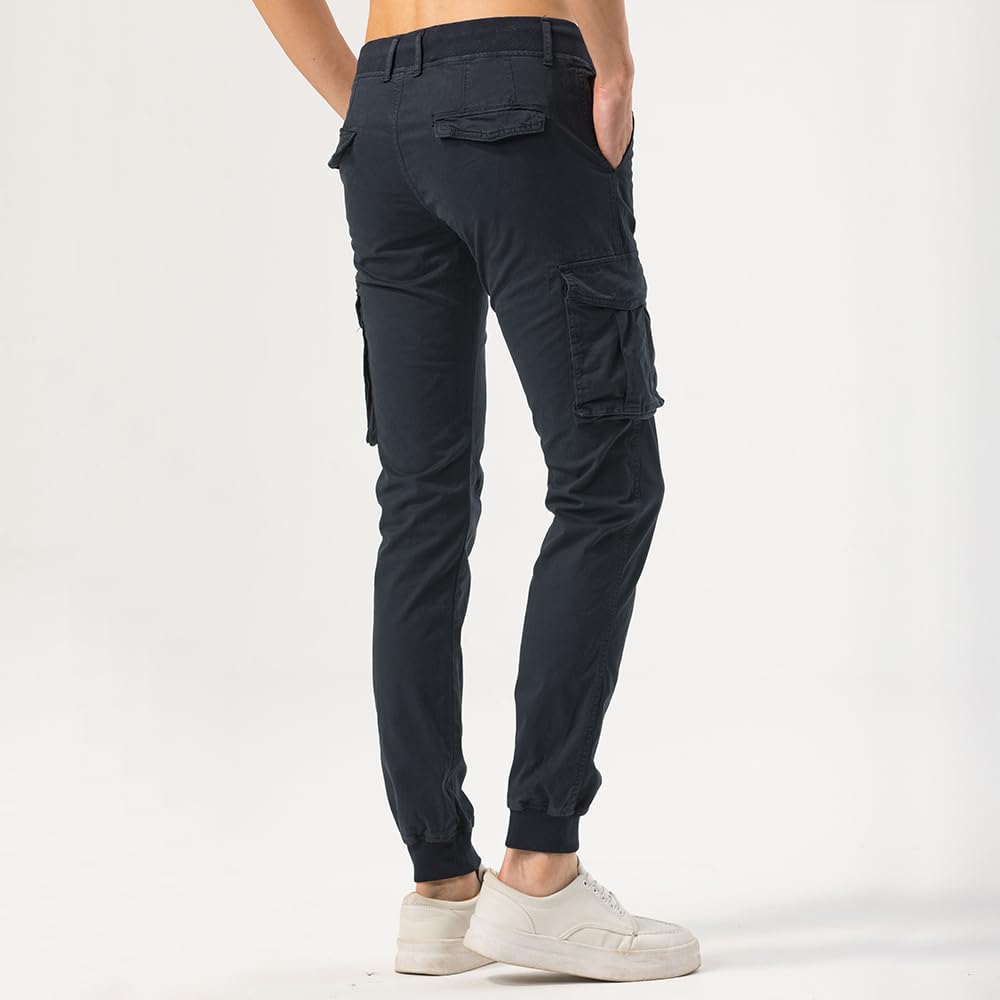 TONY BACKER - Pantaloni Cargo Uomo Estivi, Pantaloni con Tasche Laterali, Comodi per Trekking, Lavoro, Tempo Libero, Pantaloni Cargo Uomo Cotone Leggeri, Adatti per La Stagione Calda Art. F1620