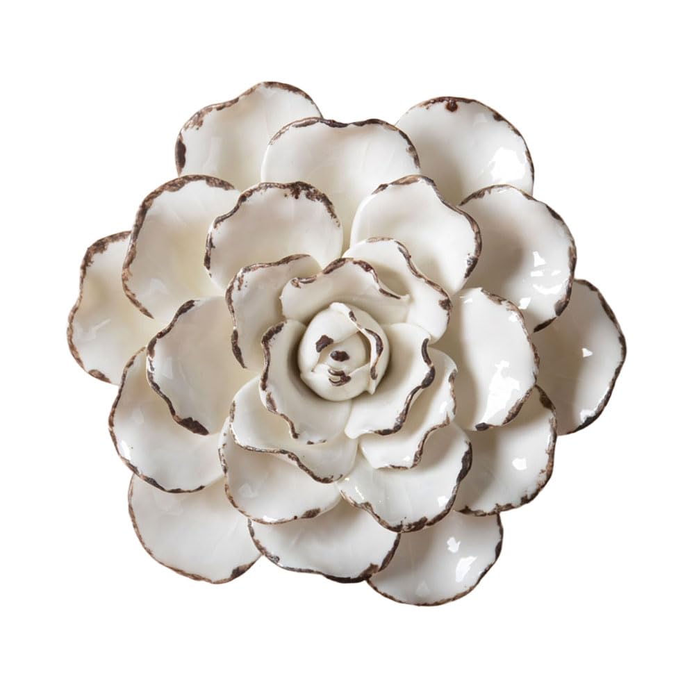 Amazon.com: SEINHIJO Ceramic Flower Wall Decor 3D Wall Art