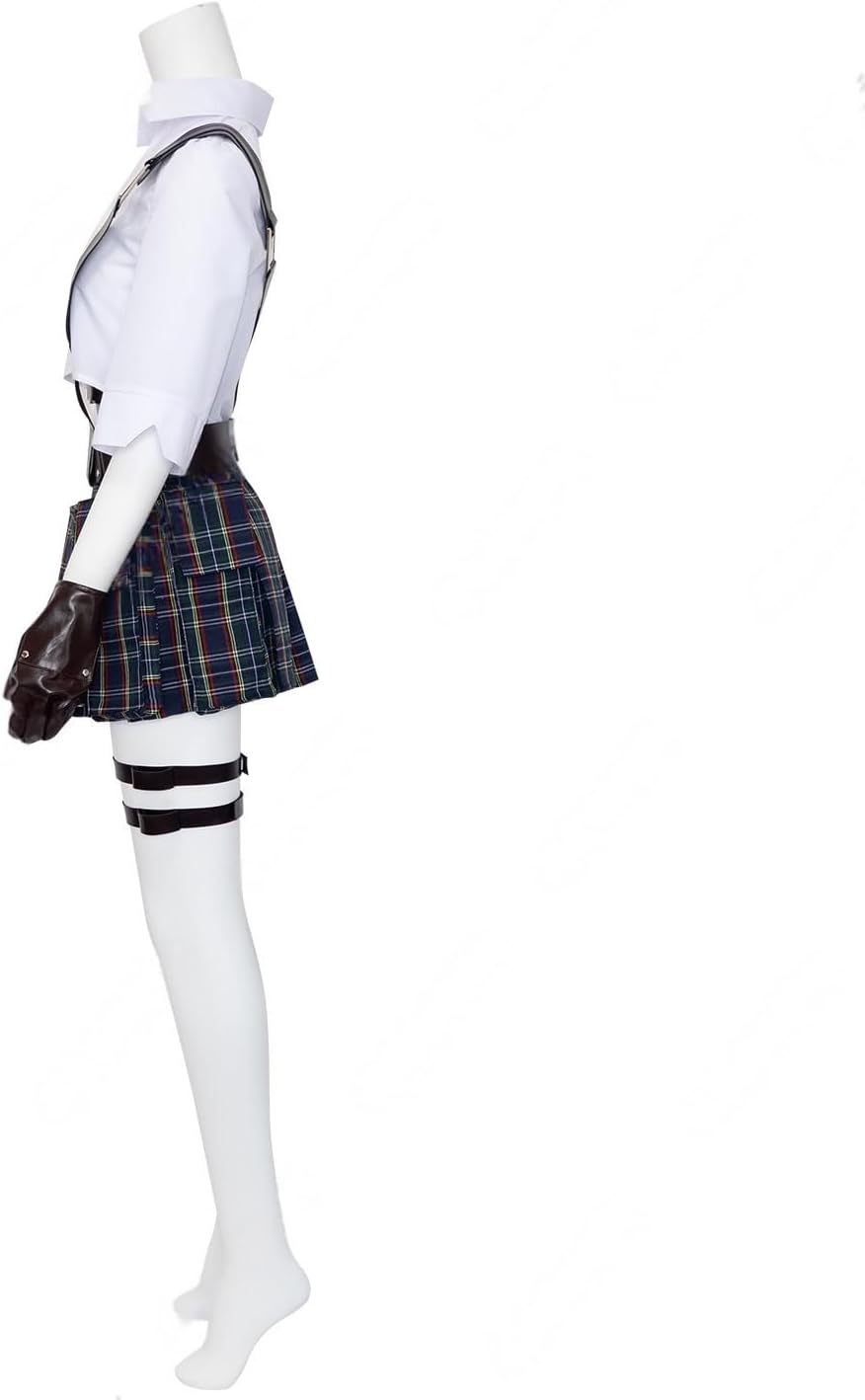 Lady Cosplay Boots Costume Skirt Game Women Halloween Party Anime Event Roleplay Uniform