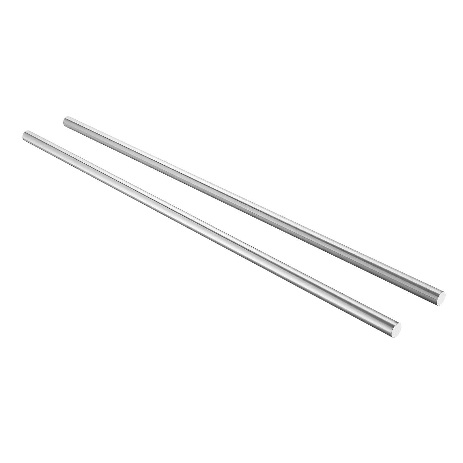 VEVOR Asta di Movimento Lineare 2 pezzi 25 mm x 1000 mm, Albero della Barra Lineare in Acciaio al Carbonio SFC25, Asta per Guide Lineari per Macchina da Taglio, Rettifica, Fresatura Perforazione