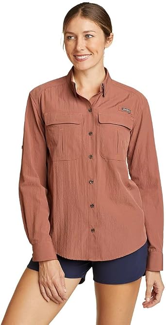Eddie Bauer Womens Guide UPF Long-Sleeve Shirt