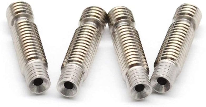 review Printer Accessories 5pcs All metalfor Bowden/Wade V6 hotend Heat Break extruder Throat for 1.75 mm / 3.00mm Filament J-Head forPrusa i3 kossel 3D Printer 3D Printer Parts (Size : 300) (Size : 175)