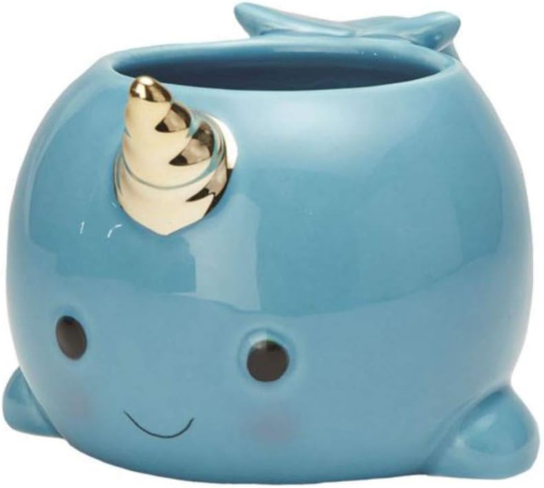 Streamline Imagined Magical Narwhal Coffee Mug, Blue