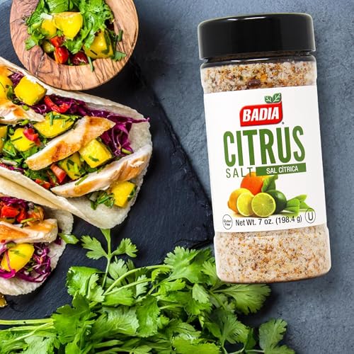 Badia Citrus Salt, 7 oz – Zesty Blend of Sea Salt with Lemon and Orange – Perfect for Seafood, Grilled Vegetables, Poultry and Cocktails - Thumbnail 4