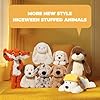 Niceween Stuffed Animals Adorable Sea Otter Plush Toys 14.2 inches Soft and Comfort Sea Otter Plush Toy Gift for Kids, Brown/White #4