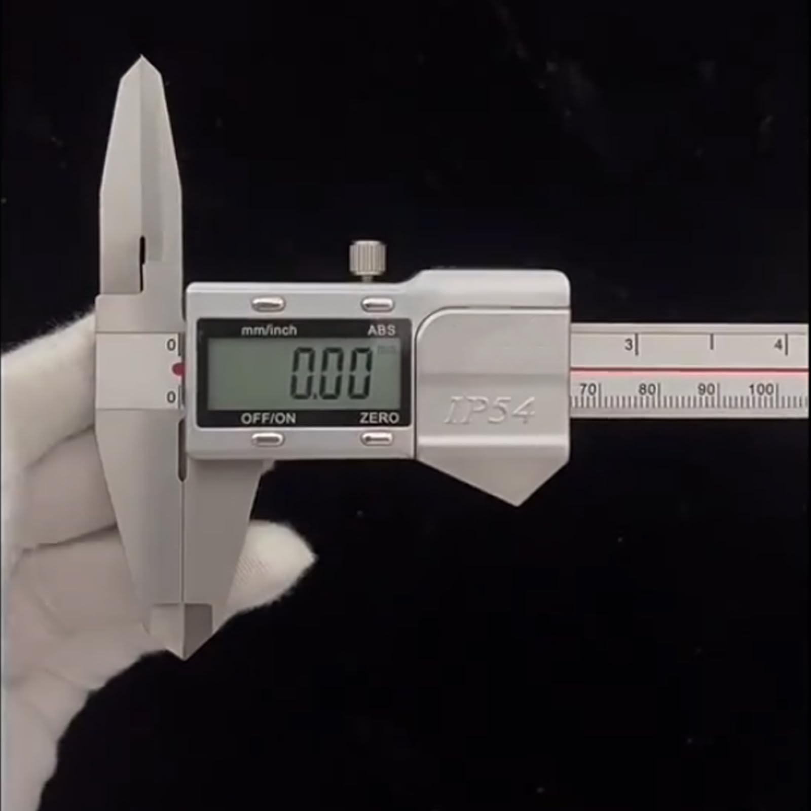 Digital Messschieber 300 mm mit extra langen Messspitzen, Langkiefer Schieblehre Digitales Messwerkzeug mit großem LCD-Display, metrisch/imperial, Edelstahl (0-300mm)
