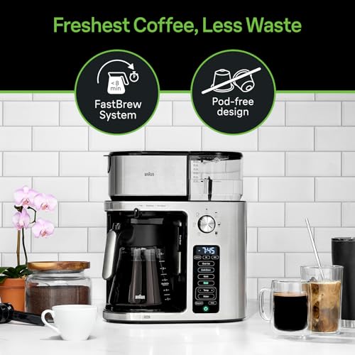 Braun KF9370SI Multiserve Plus 10- Cup Pod Free Drip Coffee Maker thumb #4