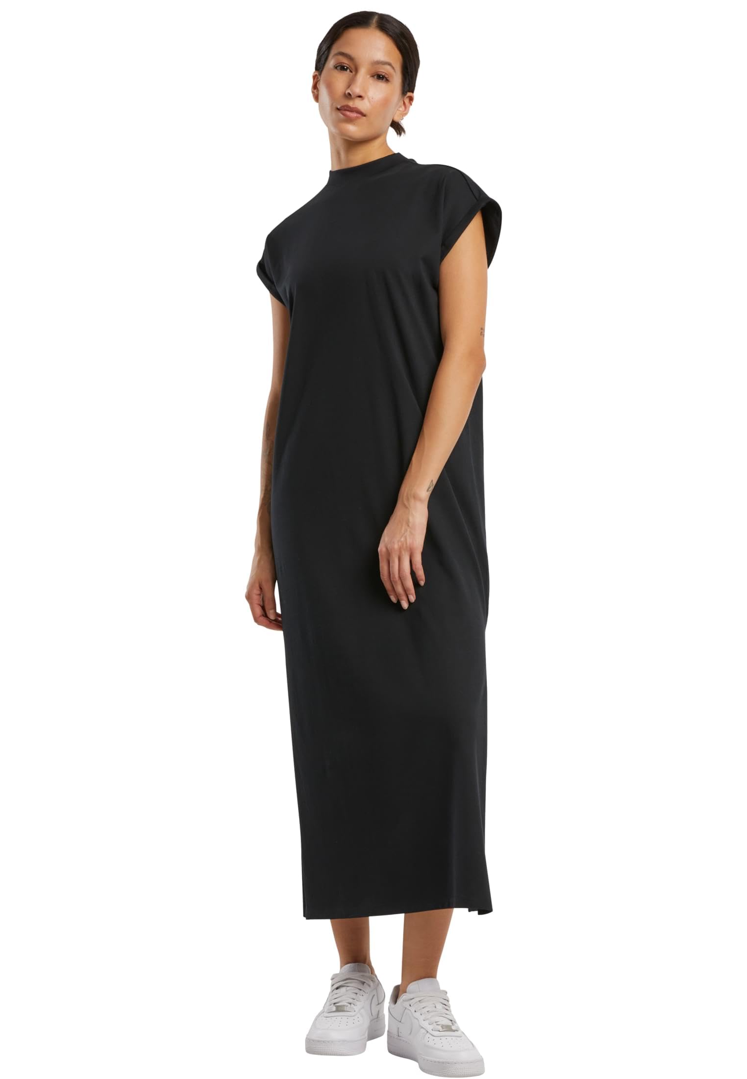 Build Your Brand Damen By302-ladies Long Extended Shoulder Dress Dress (1er Pack)