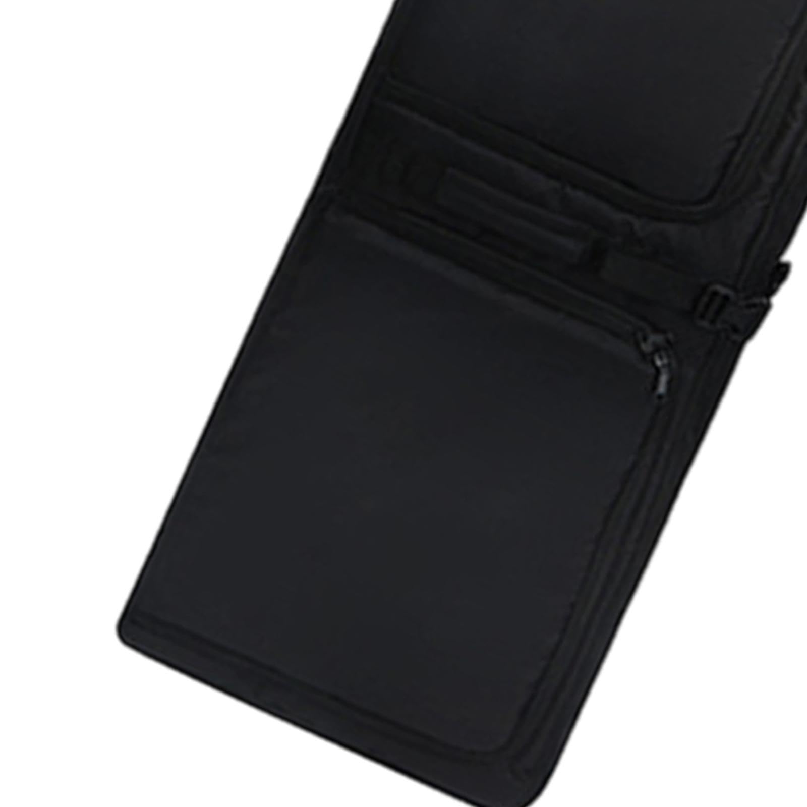 Yiju Double Rolling Ski Bag Storage Handbag with Handles Wheeled Accessories Roller Snowboard Bag Shoulder Backpack for Women Men, Black