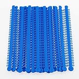 Assorted Dental Ligature Elastic Rubber Ties Orthodontic Bands for Braces Brackets (DARK BLUE(6#))